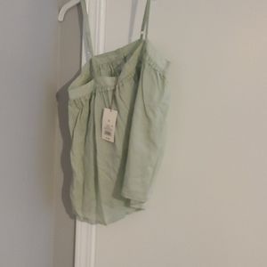 A new day mint green tank